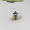 Adaptador Conector Tubo Amarelo Puro Rosca Completa M12 para M10 para M8 para M6 para M4 Adaptador de Rosca Padrão Britânico