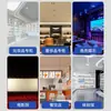 Mástil Doble Redondo de Acero Inoxidable Vertical Cartelera Ropa Restaurante LED Ultra Delgado Señal Guía Soporte Luminoso para Póster con Peso