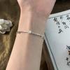 Estrellas de Plata de Ley Mariposa de Plata Rota Pulsera China Nueva Niñas Lujo Ligero Nicho 2024 Nuevo Estilo Estudiante