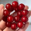 Pulseira de Raiz de Bodhi com Contas Redondas de Cinábrio para o Ano Novo de 2024 Envoltório de Dedo Feminino Bodhi Macio Contas de Buda Contas de Rosário Atacado
