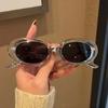 Gafas de Sol Retro Europeas y Americanas Estilo Celebridad de Internet de Alta Gama con Protección Solar para Mujer Verano 2024 Estilo Coreano Estilo Hong Kong Gafas de Sol Ojo de Gato