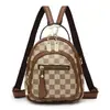 Mochila para Mujer 2025 Nueva Moda Gran Capacidad Bolsa Cuadrada Pequeña Bolsa Cuadrada Pequeña Estampada Retro Bolso de Hombro Elegante de Moda