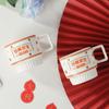 Juego de Tazas Apilables de Cerámica, Suceden Cosas Buenas, Taza de Regalo, Taza de Cerámica, Caja de Regalo de Tazas a Juego para Pareja, Taza de Recuerdo