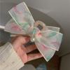 Pinza para el pelo de organza de tulipán de primavera y verano coreana Pinza de tiburón grande para el pelo de niña de alto sentido Pinza de tiburón francesa