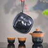 Juego de té de viaje con cambio de horno de cerámica hecho a mano, adecuado para empresas culturales y creativas, regalo comercial, logotipo, regalo diario, taza exprés