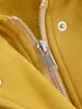 Comercio Exterior Transfronterizo Spot 2025 Estilo Europeo y Americano Chaqueta de Solapa de Gamuza Color Jengibre Nueva para Otoño e Invierno para Mujer