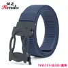 Cinturón de Lona con Hebilla Automática para Hombre Cinturón Tejido de Nylon Casual para Exteriores Cinturón de Negocios para Jóvenes Cinturón Versátil