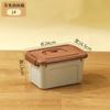 Caja de Almacenamiento Modelo Nuevo de 26 Años, PP Engrosado para Almacenamiento en Casa, Sellada con Asa, Caja de Almacenamiento para Ropa y Artículos Varios, Caja Organizadora