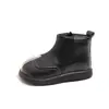 Novas Botas Infantis Outono/Inverno 2026: Botas Martin e Botas Curtas com Forro de Fleece para Meninos e Meninas, Sapatos de Bebê