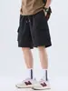 Pantalones Cortos de Seda Hielo de Moda para Hombre Verano Delgados Nuevos Secado Rápido Sueltos Deportivos Casuales Cargo Pantalones de Cinco Puntos Populares