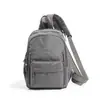Mochila Multifuncional Simples para Mulheres, Nova Mochila Transversal Leve Casual de Grande Capacidade para o Dia a Dia, Bolsa de Peito Portátil de Cor Sólida