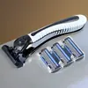 Manual de Suministro Transfronterizo Navaja de Seis Capas Navaja de Afeitar de Acero Inoxidable Cabezal de Navaja de 6 Capas para Hombres Precio Mayorista de Fábrica