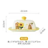 Venta al por mayor de Comercio Exterior Cerámica Abeja, Gnomo, Girasol Serie de Relieve Juego de Vajilla, Tazones, Platos, Platos para Mantequilla, Exclusivamente para Ventas Transfronterizas