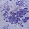 Novo Tecido Jacquard Flor e Borboleta Duas Cores Tecido de Primavera e Verão Antigo Dinastia Han Vestido Cheongsam Tecido de Cetim Estilo Chinês