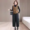 Garantía de Calidad Otoño/Invierno Nuevo Estilo Estilo Chino Cárdigan de Moda que Reduce la Edad Elegante Chaleco Chaleco Prendas de Abrigo de Nuevo Estilo Chino
