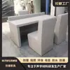 Mesas y Sillas Especiales para la Sala de Interrogatorios, Sala de Entrevistas con Acolchado Suave, Mesa Anticolisión, Silla de Seguridad, Mesa y Sillas con Acolchado Suave para la Sala de Conversaciones, Listos para la Venta