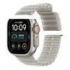 Adequado para Pulseira de Silicone com Fivela Dupla Oceano da 11ª Geração da Apple, Pulseira Apple Watch Ultra3 de Estilo Oficial
