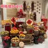 Cesta de Exhibición de Verduras de Bambú Supermercado Canasta de Exhibición de Mariscos y Productos Acuáticos Canasta de Exhibición para Área de Pedidos de Catering Canasta de Especialidades Locales