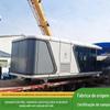 Casa móvel ao ar livre escritório pré-fabricado container house visualização e içamento integrado cabine desenho fabricação
