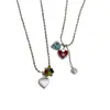 Chica Dulce y Fresca~Collar Coreano con Cuentas de Corazón 2026 Nuevo Diseño de Marca Pequeña Cadena para Clavícula Accesorio de Collar Versátil para Mujeres