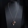 Collar transfronterizo de hip-hop, collar para hombre con estrella de seis puntas, accesorio de colgante exagerado moderno y a la moda, collar personalizado de aleación