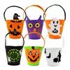 Bolsa de Doce de Feltro para Halloween Atacado Bolsa Não Tecida Bolsa de Presente de Natal Bolsa de Presente de Halloween Balde de Abóbora