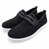 Mocasines de malla para hombre sin cordones con horma ancha, adecuados para pies anchos, transpirables, de suela blanda, sin cordones, zapatos casuales para ir al trabajo.