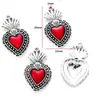 Cráneo Gótico Vintage Amor Cruz Goteo de Aceite DIY Accesorios de Joyería de Aleación Pulsera Collar Colgante W273