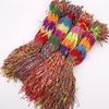 Pulsera trenzada de cuerda colorida hecha a mano para niños Producto terminado DIY Festival del Bote del Dragón Cuerda Roja Cuerda Lisa Pulsera de Regalo Hilo Coreano Regalo