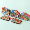Te extraño. Imanes de Nevera con Señales de Calle, Souvenirs de Viaje de las Principales Ciudades Turísticas del País, Imanes de Nevera de Madera 3D