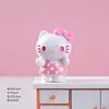 Gatinho Colorido de Resina em Pé Gatinho Desenho Animado Brinquedo Tendência Figura Decoração Carro Escritório Mesa Decoração Atacado