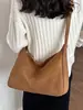 Bolso de gamuza de invierno 2026 nuevo diseño de moda versátil bolso de hombro cruzado casual gran capacidad para el trabajo bolso de axila