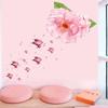 Fan Xi Corazón de Niña Nuevo Flores de Acuarela Rosadas Mariposa Decoración de Entrada para Aula de Jardín de Niños Dormitorio FX64154