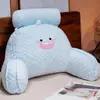 Cojín Lumbar de Espuma Prensada de Dibujos Animados, Terciopelo, Extra Grande, Lavable y Extraíble, Cojín de Cama para Cuatro Estaciones para Mujeres Embarazadas Perezosas para Acostarse