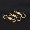Anel feminino dourado conector de 8 anéis anel de letra competitivo material de pesca equipamento de pesca gadgets atacado em massa