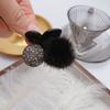 Otoño e Invierno Nuevo 4.5cm Cereza Mao Pinza Pequeña de Agarre Moda Elegante Lindo Trasero de la Cabeza Media Recogida Pasador Accesorios para el Cabello