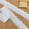 Fabricante de Renda para Bordado com Linha de Algodão Solúvel em Água, Tecido de Algodão Penteado para Roupas Infantis Saias, Renda para Decoração de Casa