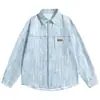 Outono de 2026 Nova Roupa Masculina de Tamanho Grande Camisas Masculinas Jaquetas Masculinas Camisas Casuais Tie-Dye Soltas Tendência Estilo Coreano