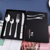 Vajilla Occidental de Acero Inoxidable Cuchillo y Tenedor para Bistec Juego de Dos Piezas Cuchillo, Tenedor y Cuchara Juego de Tres Piezas Tenedor y Cuchara