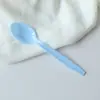 Faca, Garfo e Colher Descartáveis Transfronteiriços Cor em estoque Garfo de Plástico Utensílios de Mesa para Festa Garfo de Casamento Suprimentos de Decoração para Festa