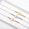 Tornozeleira Peixe Pequeno Fosca Estilo Coreano Titânio 18K Aço Titânio Pequena Peixe Tornozeleira Feminina Simples Feita à Mão Miçangas Personalizada Decoração para Pé
