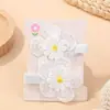 Amazon Girl Set de Pasadores de Margarita Fresca Accesorios para el Cabello de Flores Pinza para Flequillo Lindo Pasador de Tela Hecho a Mano 3684