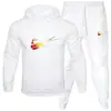 Nuevo Conjunto de Sudadera y Pantalones Deportivos para Hombre Primavera y Otoño 2024 Conjunto Holgado de Moda Juvenil Sudadera Pantalones Casuales Conjunto de Dos Piezas