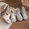 Botas con Lazo para Niña 2026 Otoño/Invierno Nuevas Llegadas Botines Cortos de Cristal para Bebé Botas Tipo Martin Princesa para Niños Pequeños