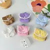 Nueva Bolsa Acolchada para Auriculares, Adecuada para Almacenamiento de Auriculares Bluetooth, Tela Corazón, Carcasa Blanda, Cubierta Protectora Anti-Caída para Auriculares