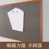 Placa de Feltro Removível Ferro Macio Integrado Feltro Magnético Adesivos para Caligrafia e Pintura Exibição de Fotos Parede Adesivos Magnéticos de Parede Personalização