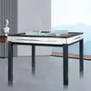 Mesa de Mahjong Xuanhe Sakura Totalmente Automática con Rodillos Giratorios tipo Montaña Rusa, Carga Inclinada, Sin Necesidad de Empujar las Fichas, Mesa de Mahjong Mesa de Comedor