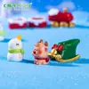 Produtos Novos Transfronteiriços Enfeites de Natal Boneco de Neve Rena Decorações DIY Bola de Cristal Acessórios Pendurados Micro Paisagem Pequenos Enfeites