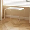 Nova Mesa de Toucador de Acrílico Estilo Ins Simples Mesa de Maquiagem de Quarto Mesa Flutuante Transparente Mesa Criativa para Streamer