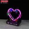 Suporte Luminoso para Copos de Coquetel Bar KTV Criativo Suporte para Taças de Vinho LED Suporte para Uma Taça Torre de Múltiplos Andares